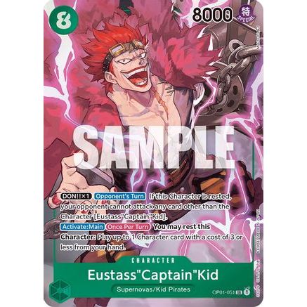 Eustass"Captain"Kid (Parallel) (OP01-051) - Romance Dawn Foil