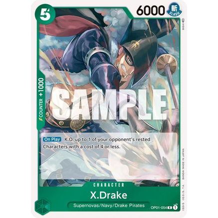 X.Drake (054) (OP01-054) - Romance Dawn Foil