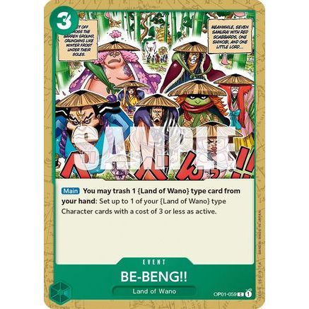 BE-BENG!! (OP01-059) - Romance Dawn