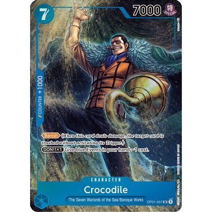 Crocodile (067) (Parallel) (OP01-067) - Romance Dawn Foil