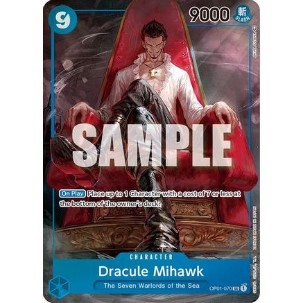 Dracule Mihawk (Parallel) (OP01-070) - Romance Dawn Foil