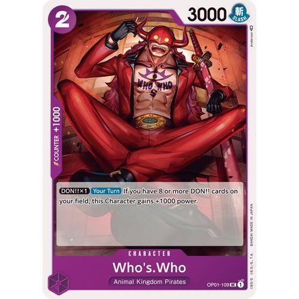 Who's.Who (OP01-109) - Romance Dawn