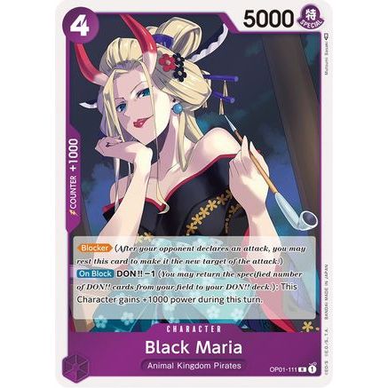 Black Maria (OP01-111) - Romance Dawn Foil