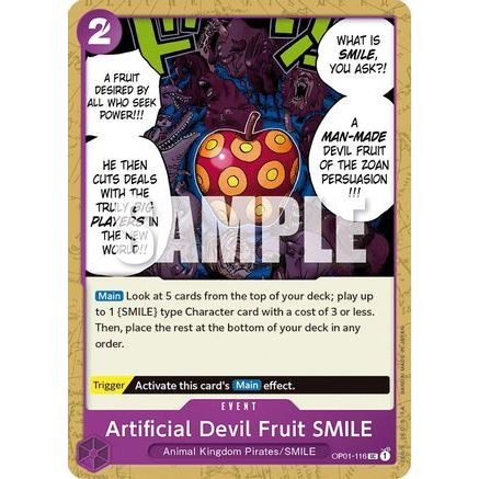 Artificial Devil Fruit SMILE (OP01-116) - Romance Dawn