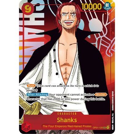 Shanks (Parallel) (OP01-120) - Romance Dawn Foil