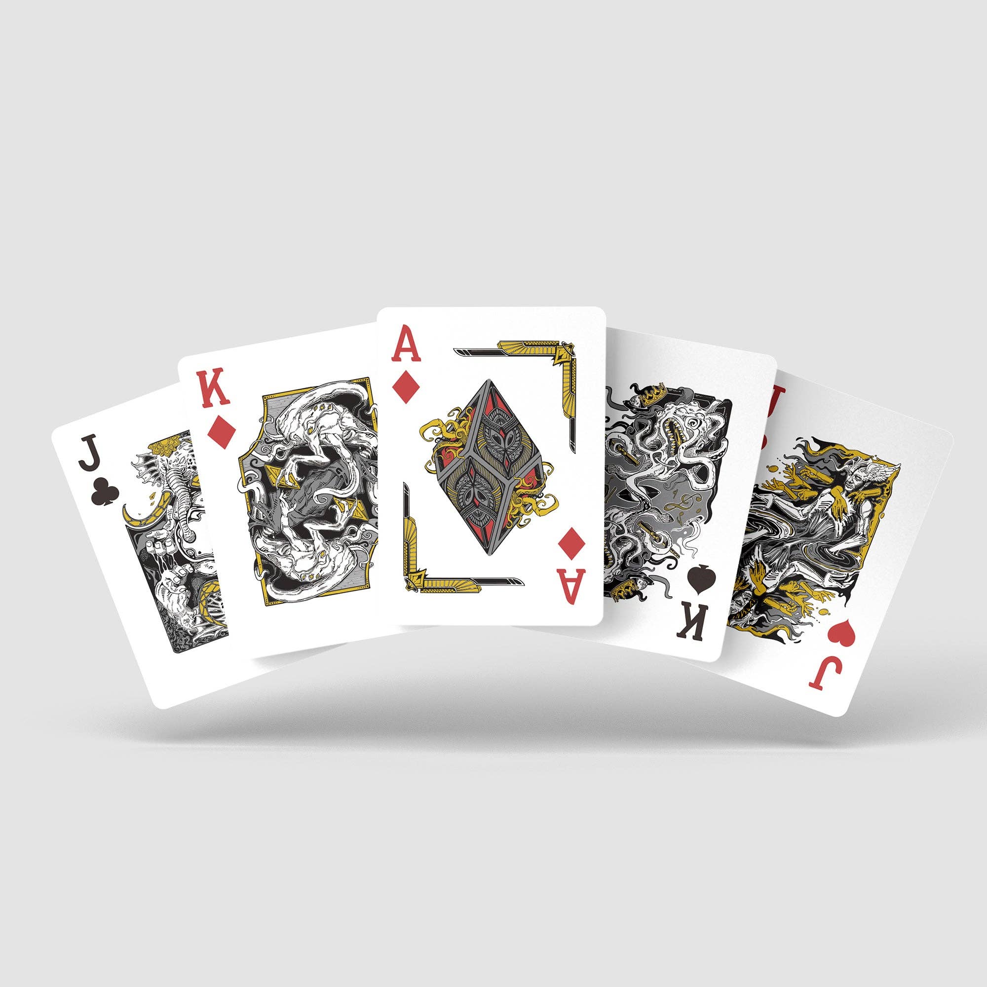 Gambling with Outer Gods Cthulhu Mythos Playing Cards: Paper Light