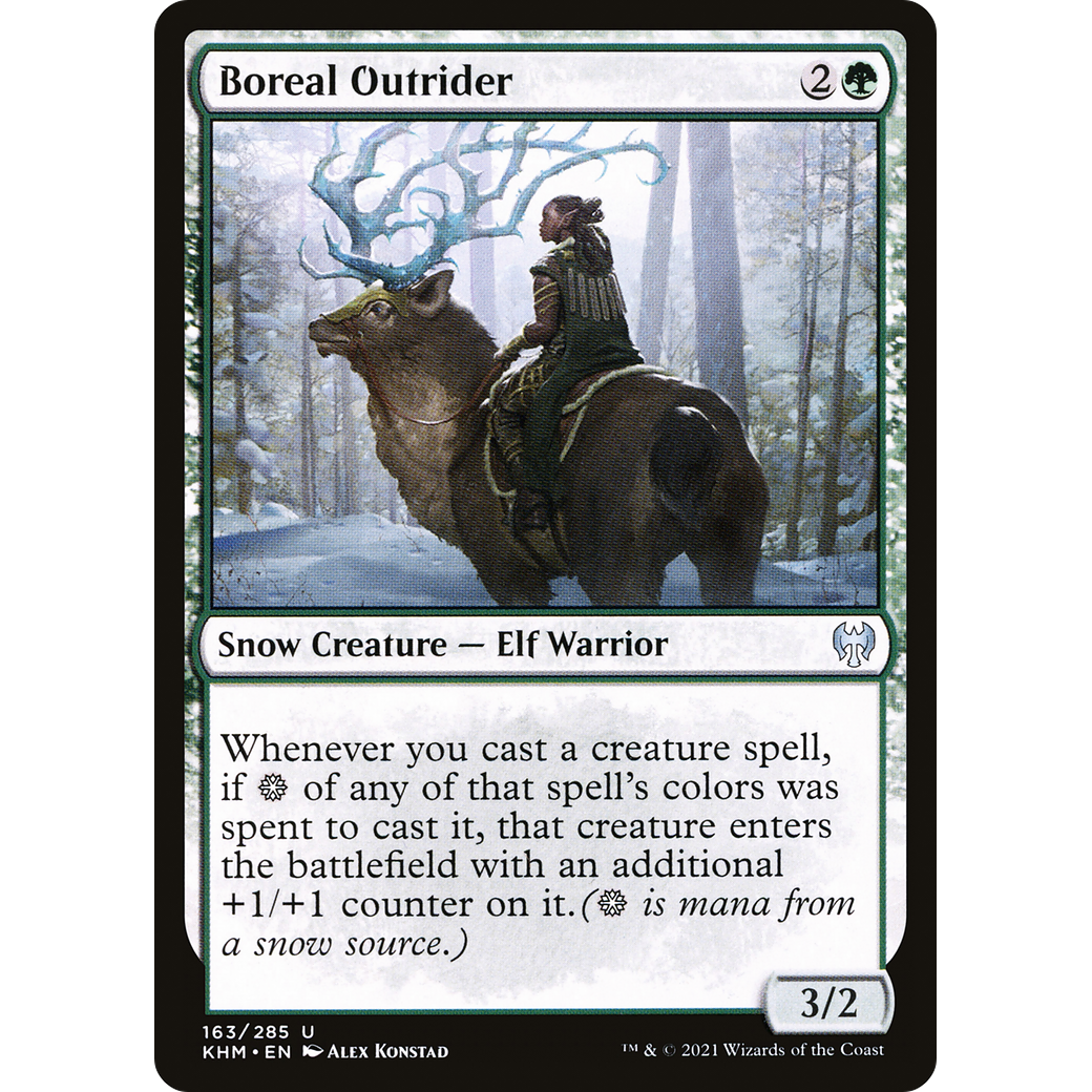 Boreal Outrider (KHM-163) - Kaldheim: (snow)