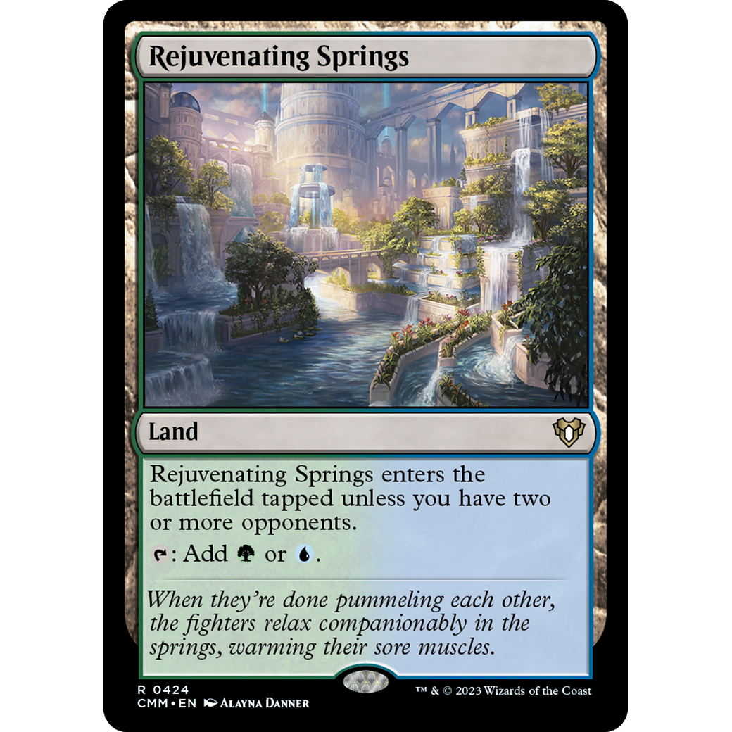 Rejuvenating Springs (CMM-424) - Commander Masters Foil