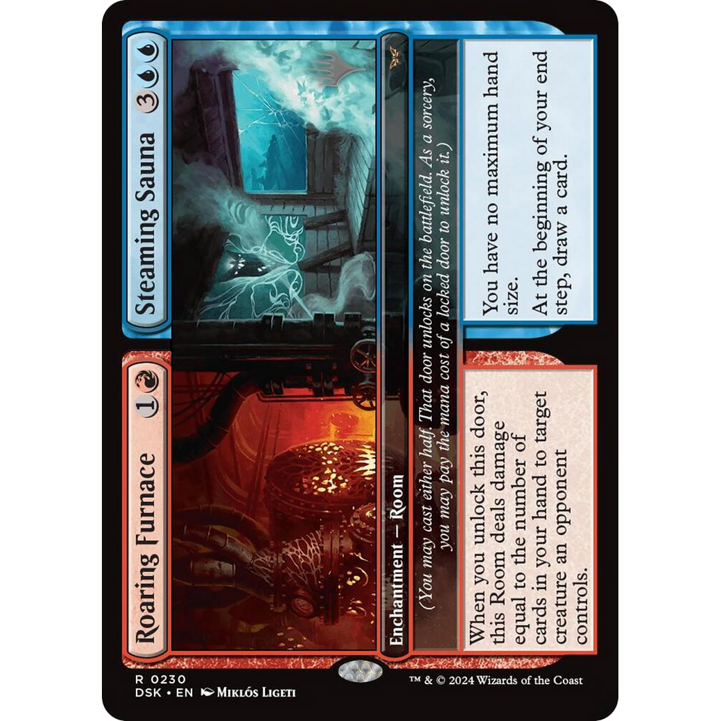 Roaring Furnace // Steaming Sauna (PPDSK-230P) - Duskmourn: House of Horror Promos Foil