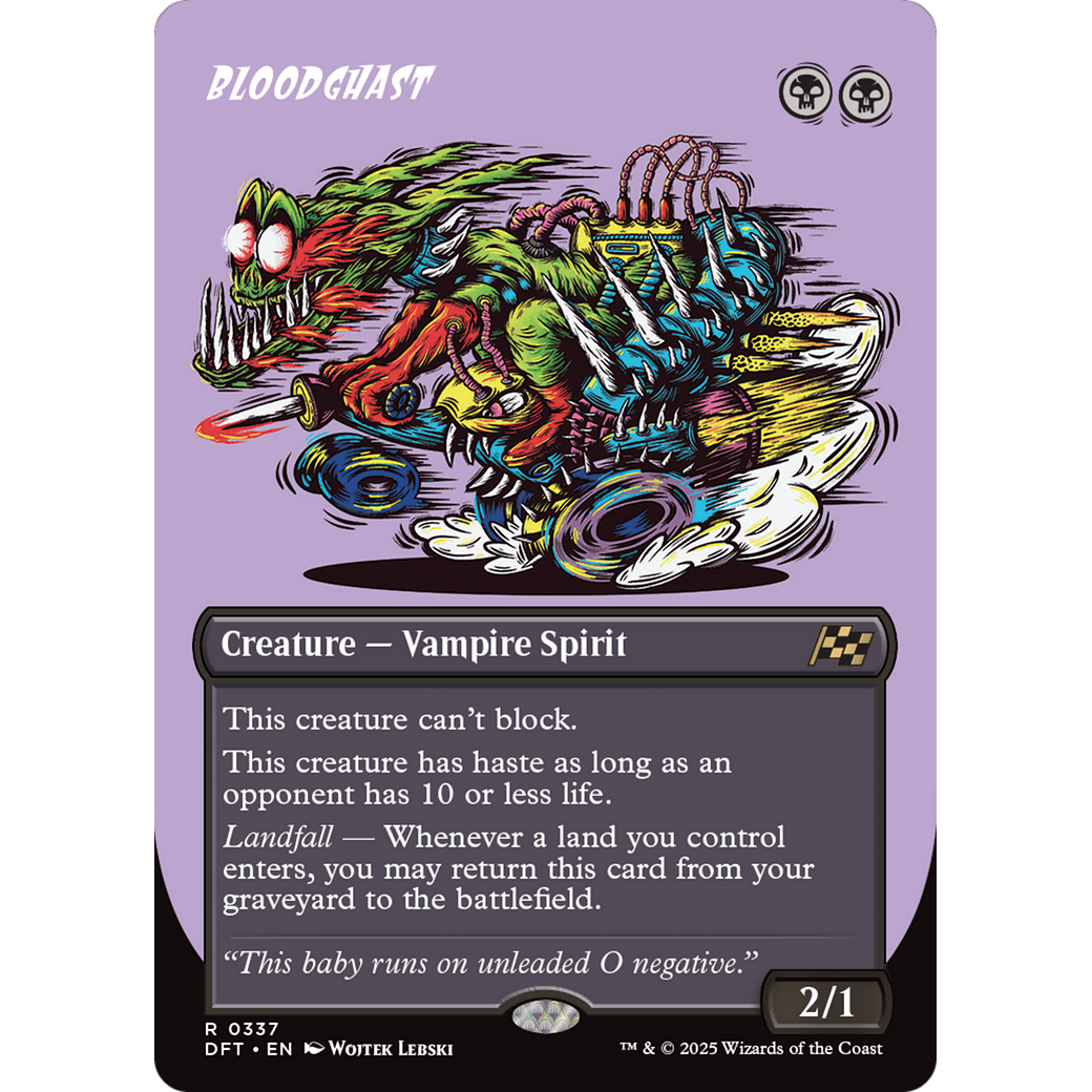 Bloodghast (DFT-337) - Aetherdrift (Borderless) Foil