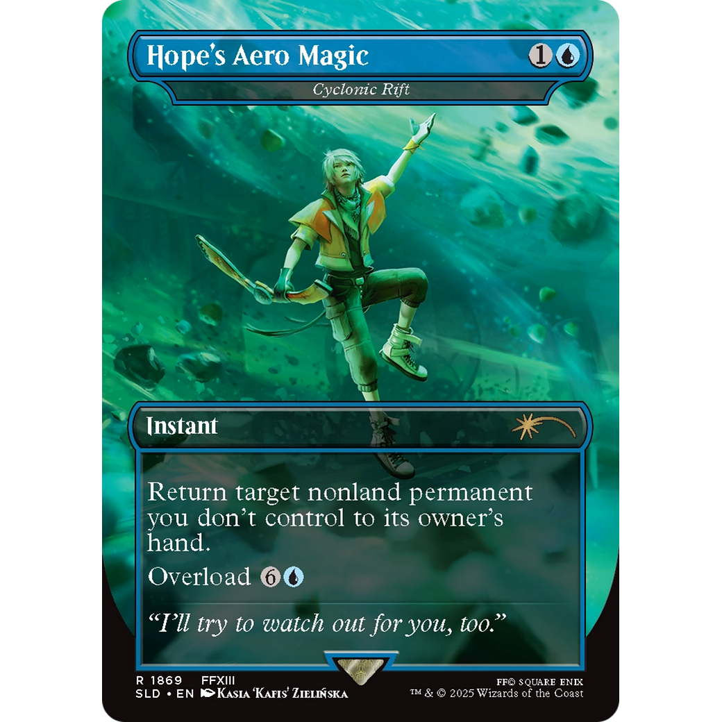 Hope's Aero Magic - Cyclonic Rift (SLD-1869) - Secret Lair Drop / Hope's Aero Magic (Borderless)