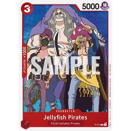 Jellyfish Pirates (One Piece Film Red) (P-012) - One Piece Promotion Cards