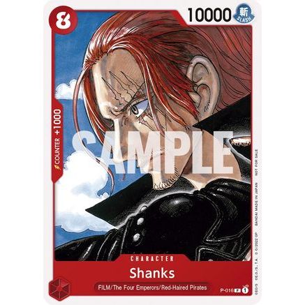 Shanks (One Piece Film Red) (P-016) - One Piece Promotion Cards