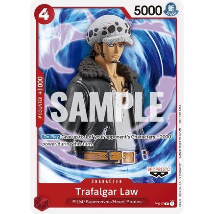 Trafalgar Law (One Piece Film Red) (P-017) - One Piece Promotion Cards