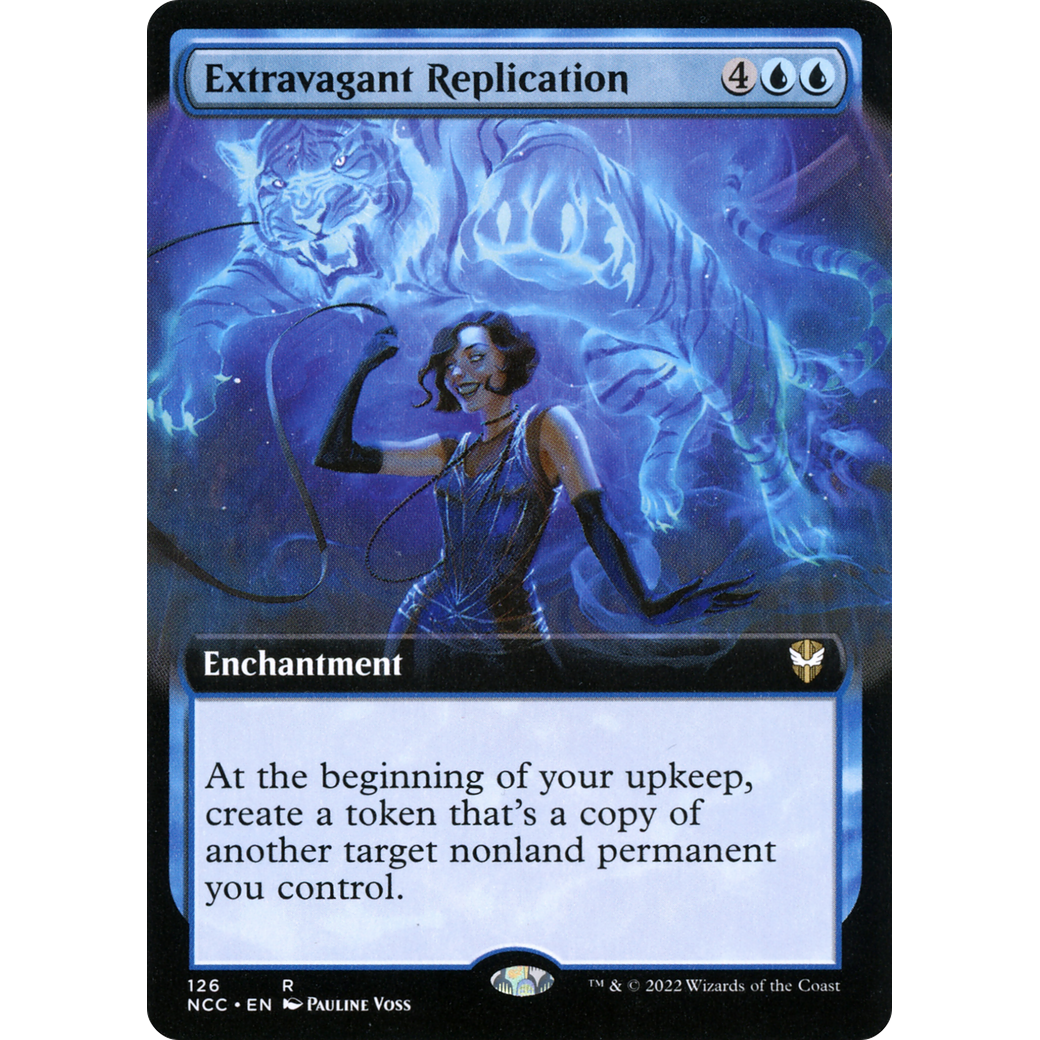 Extravagant Replication (Extended Art) (NCC-126) - New Capenna Commander: (Extended Art)