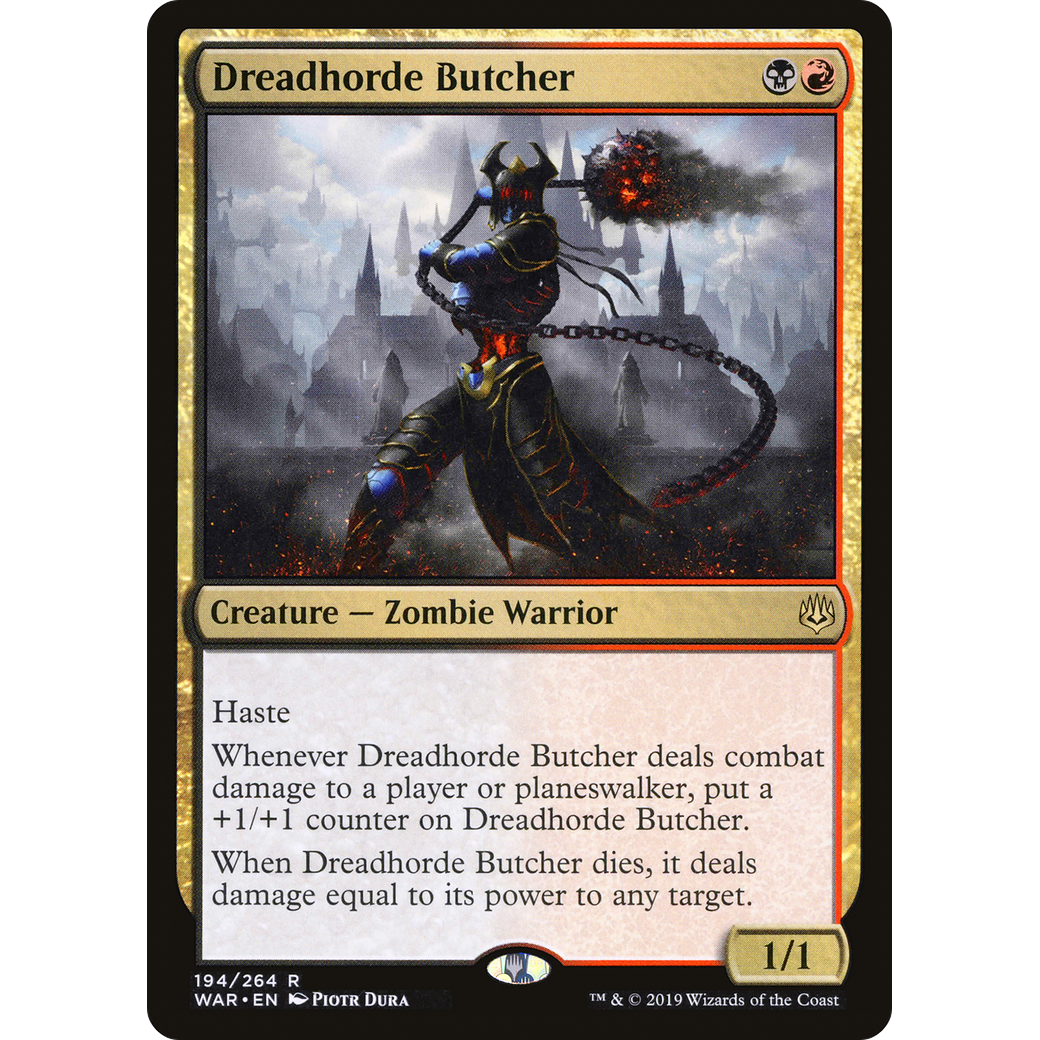 Dreadhorde Butcher (WAR-194) - War of the Spark Foil