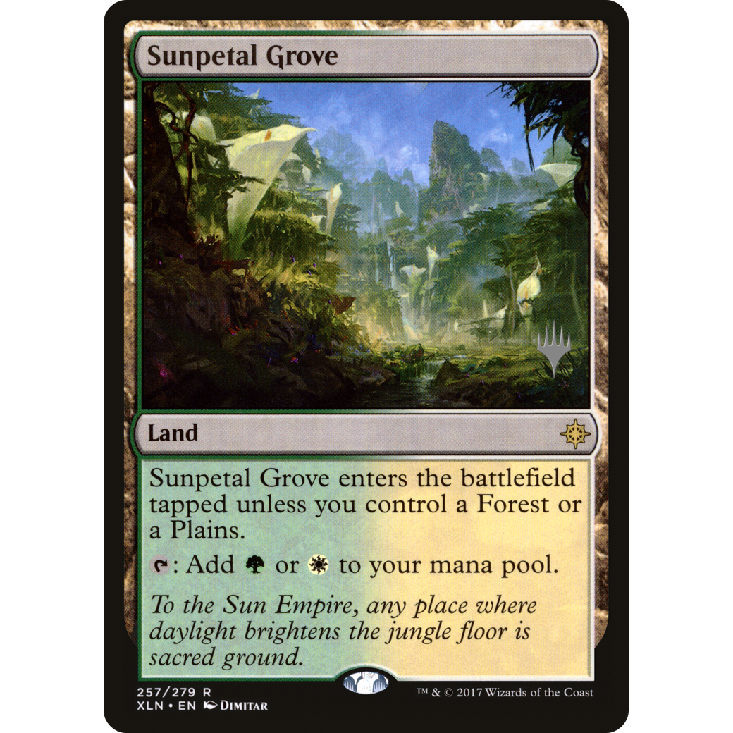 Sunpetal Grove (PPM20-257) - Ixalan Promos Foil