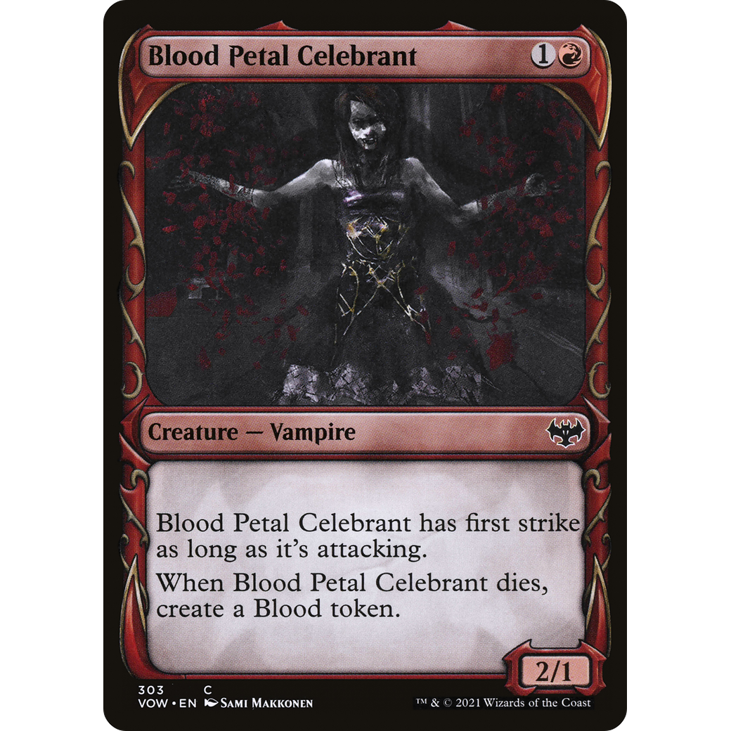 Blood Petal Celebrant (Showcase) (VOW-303) - Innistrad: Crimson Vow: (Showcase)