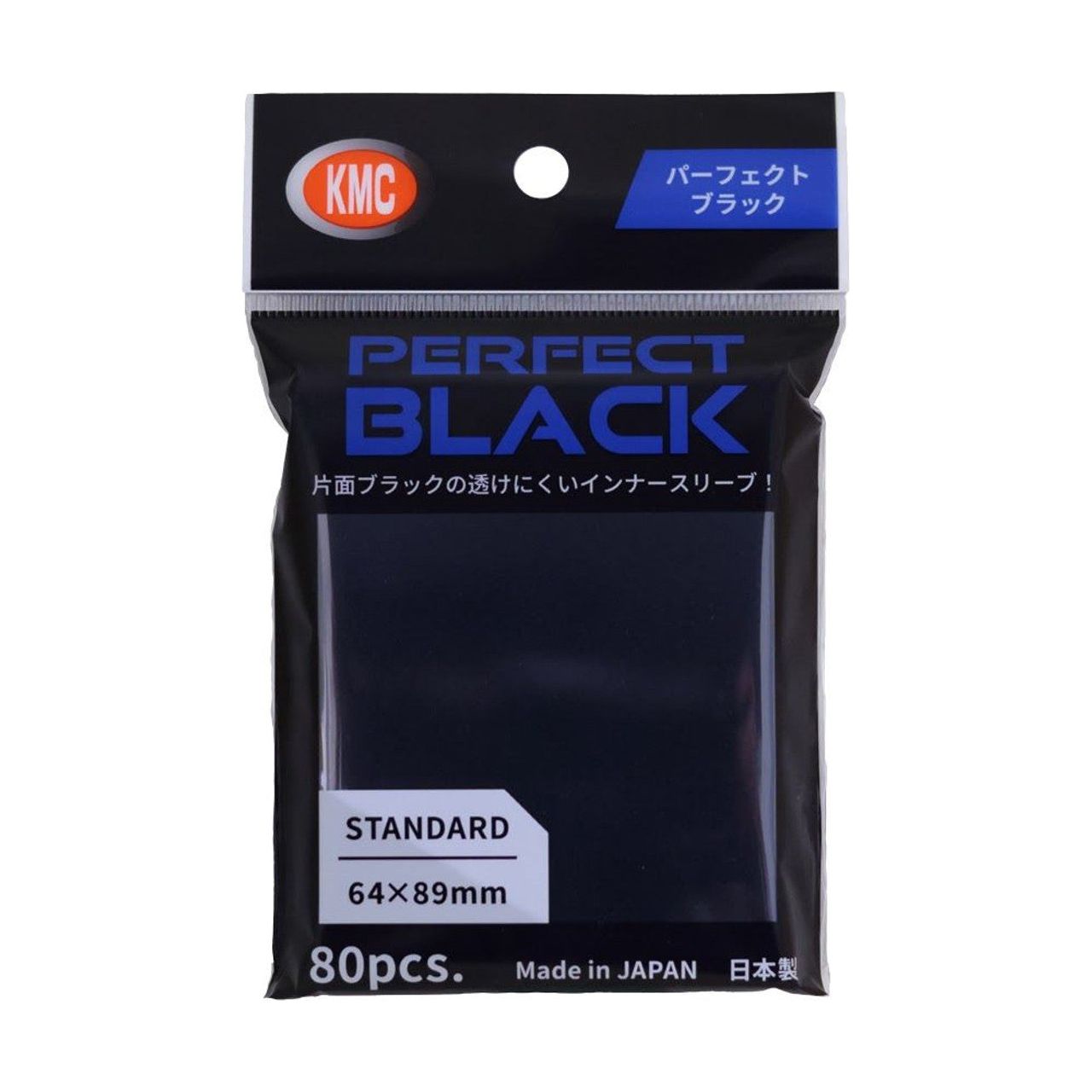KMC Full Size Sleeve Perfect Black 80CT