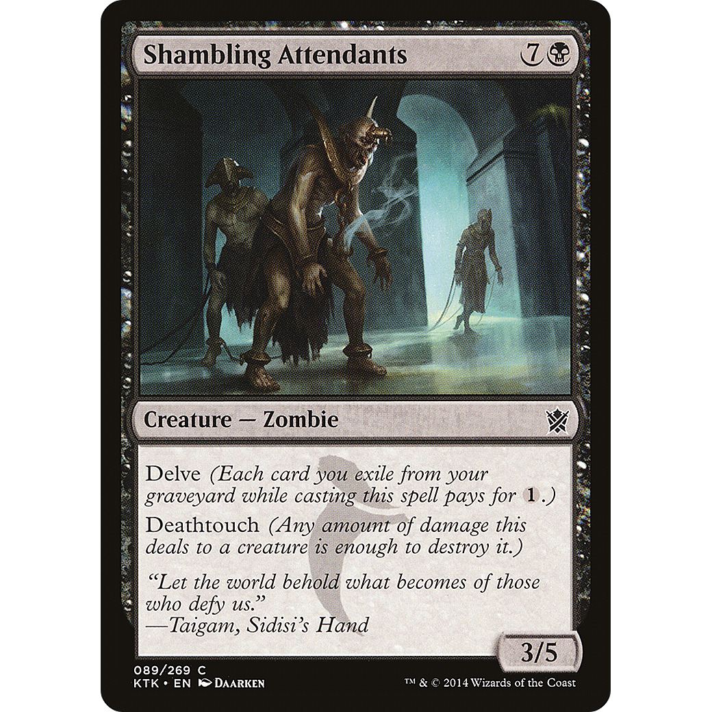Shambling Attendants (KTK-089) - Khans of Tarkir Foil