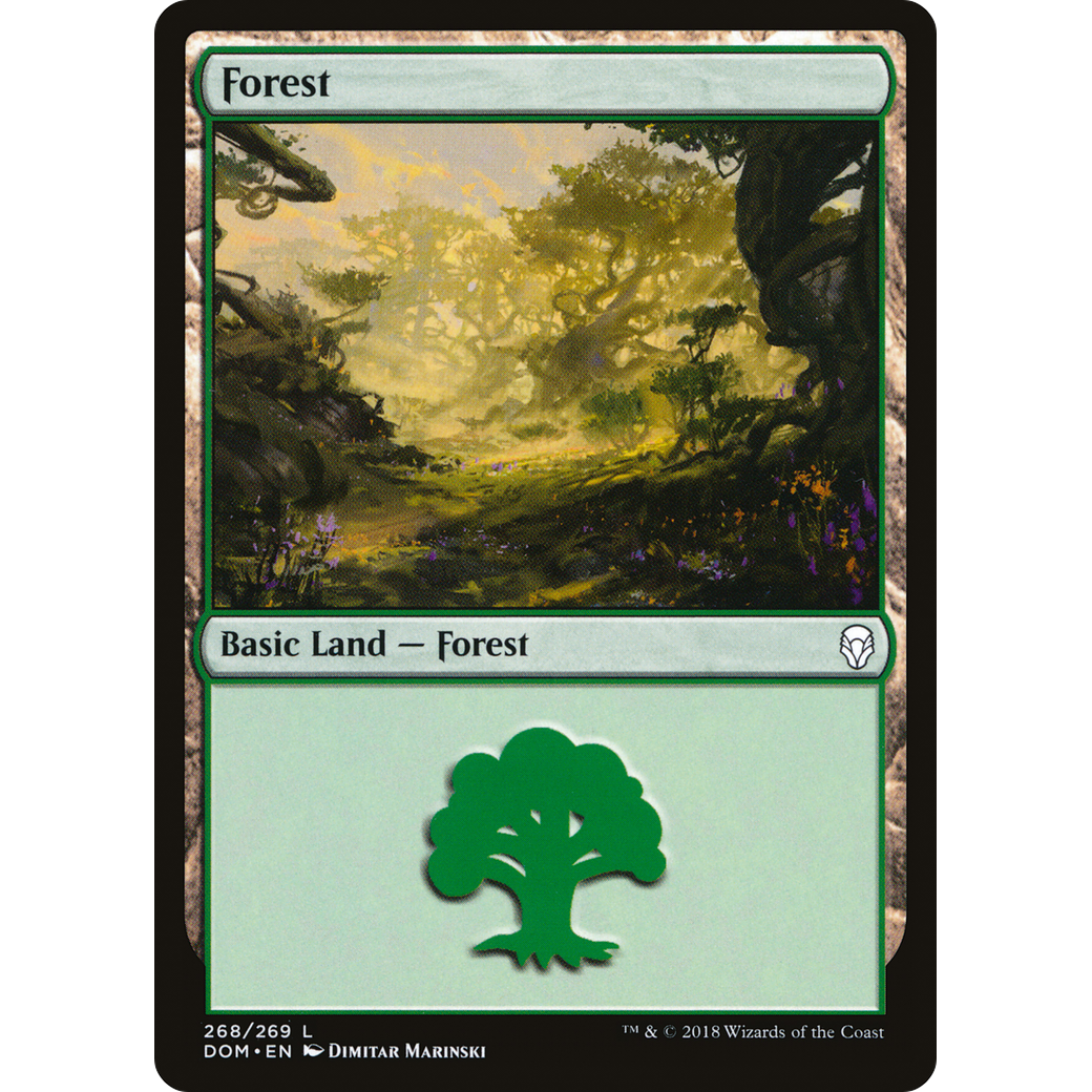 Forest (268) (DOM-268) - Dominaria Foil