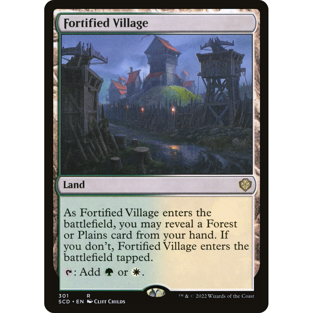 Fortified Village (SCD-301) - Starter Commander Decks
