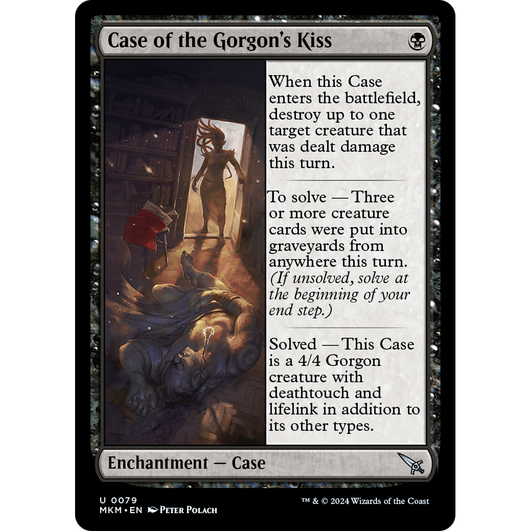 Case of the Gorgon's Kiss (MKM-079) - Murders at Karlov Manor Foil