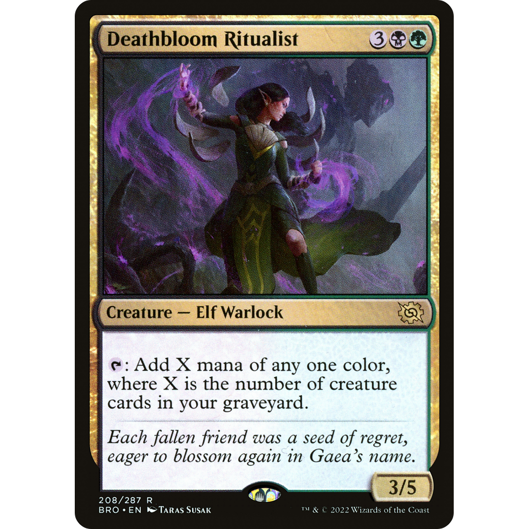 Deathbloom Ritualist (BRO-208) - The Brothers' War