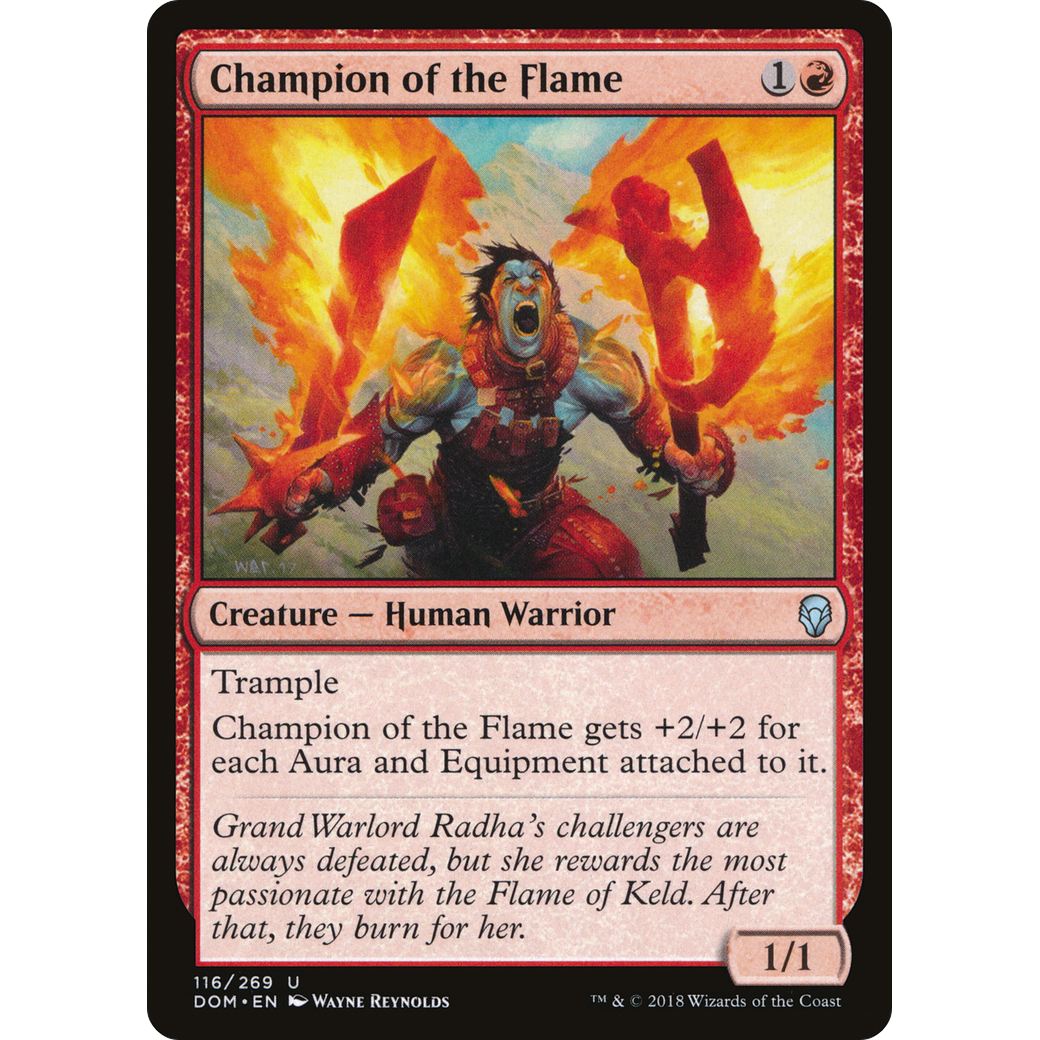 Champion of the Flame (DOM-116) - Dominaria