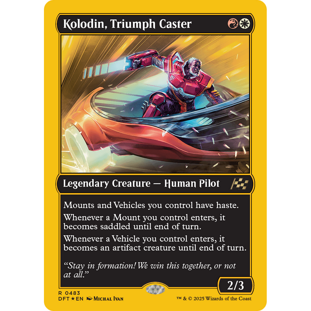 Kolodin, Triumph Caster (DFT-483) - Aetherdrift Foil