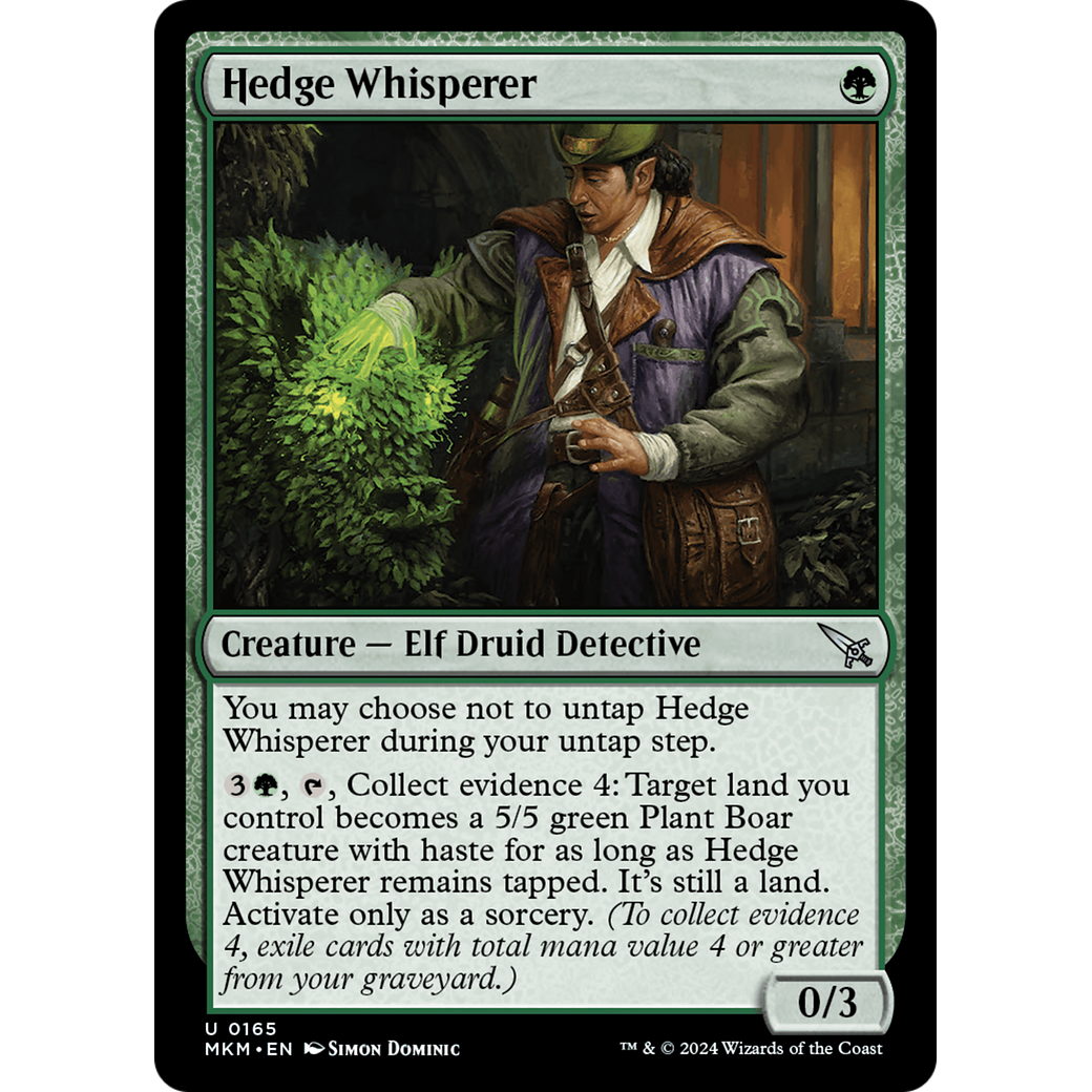 Hedge Whisperer (MKM-165) - Murders at Karlov Manor