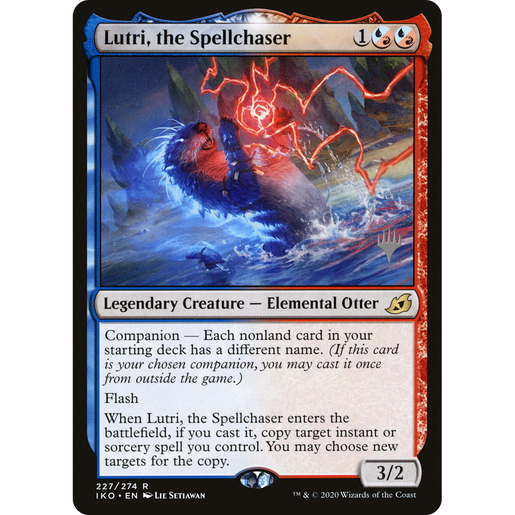 Lutri, the Spellchaser (PPIKO-227) - Ikoria: Lair of Behemoths Promos: (companion)