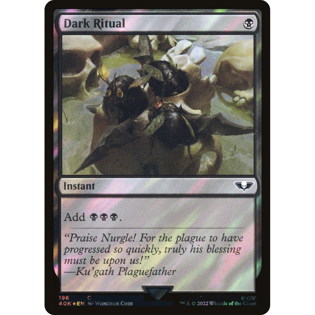 Dark Ritual (40K-196) - Warhammer 40,000 Commander Foil