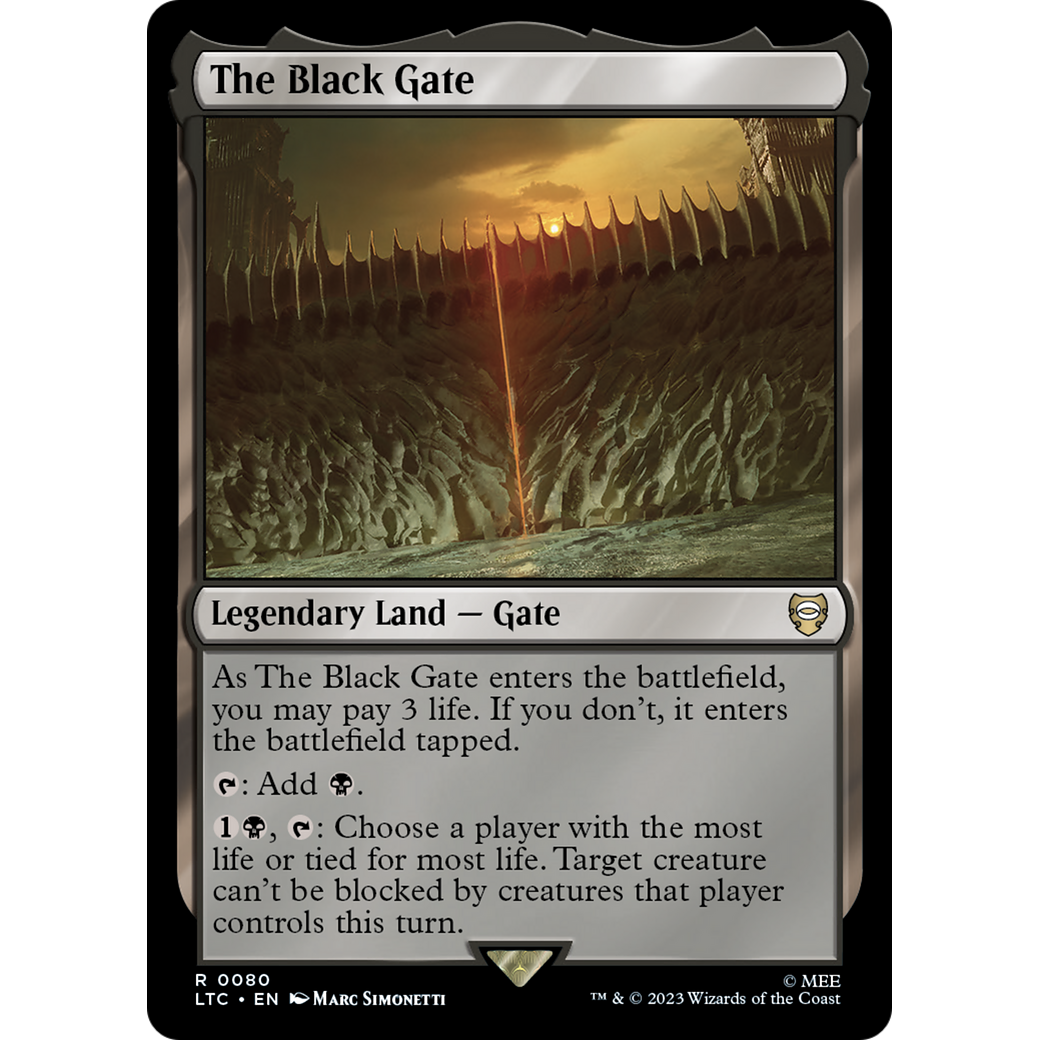 The Black Gate (LTC-080) - Tales of Middle-earth Commander