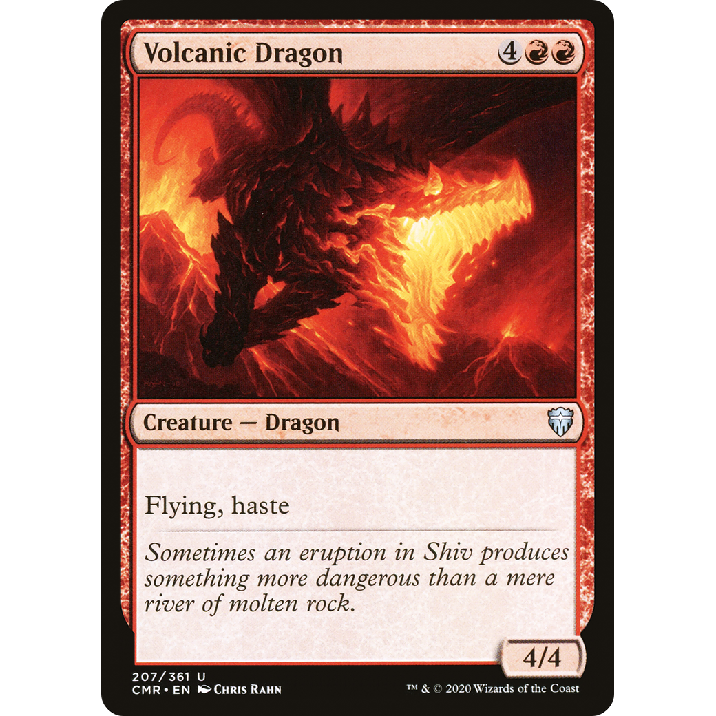 Volcanic Dragon (CMR-207) - Commander Legends