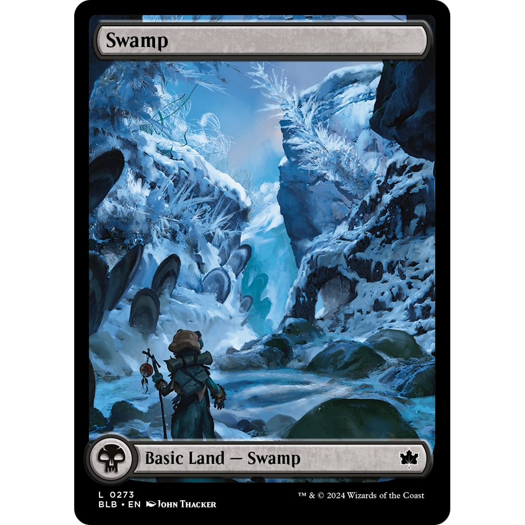 Swamp (BLB-273) - Bloomburrow Foil