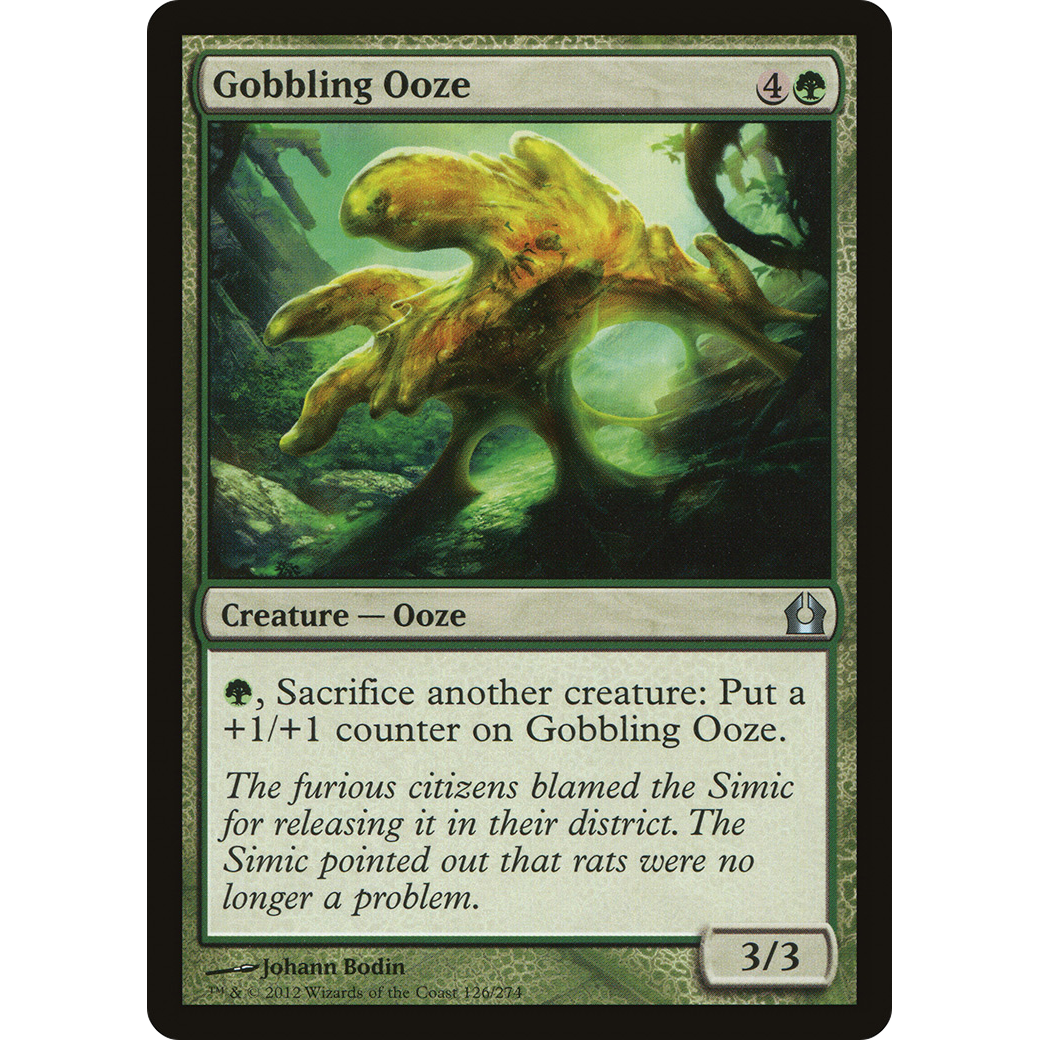 Gobbling Ooze (RTR-126) - Return to Ravnica