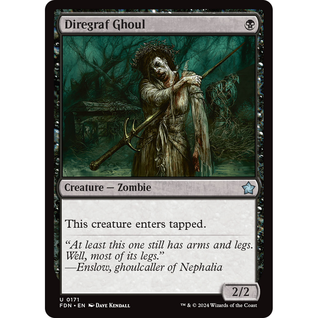 Diregraf Ghoul (FDN-171) - Foundations Foil