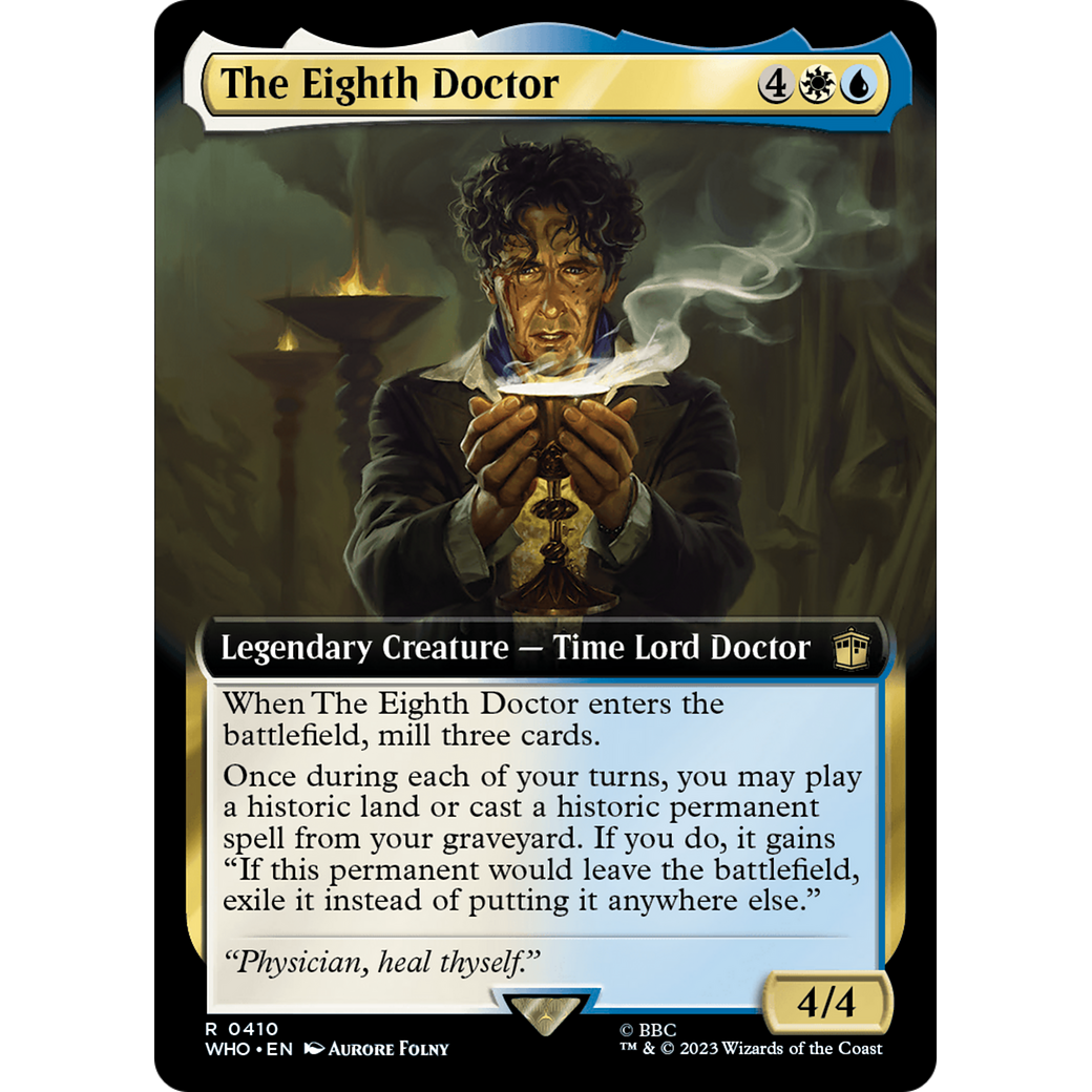 The Eighth Doctor (Extended Art) (WHO-410) - Doctor Who: (Extended Art)
