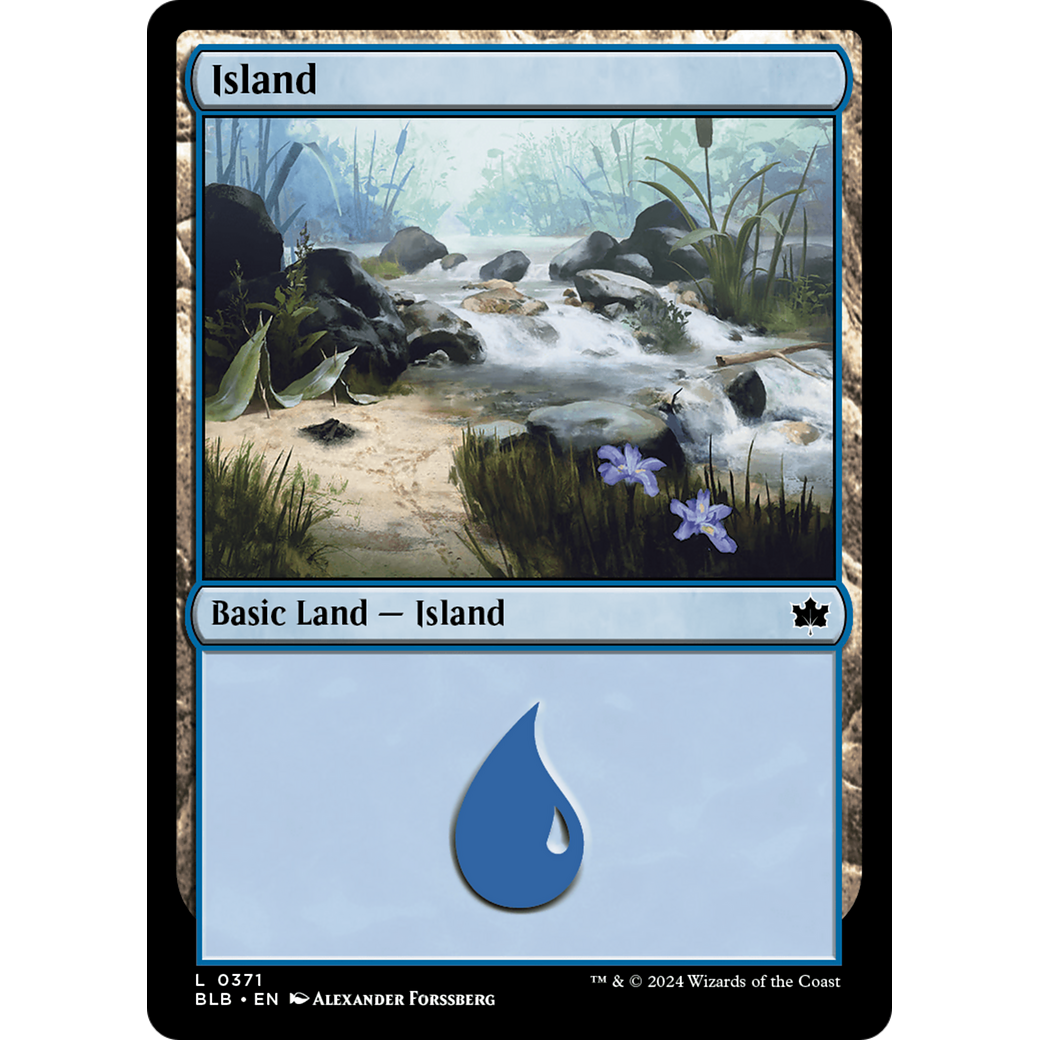 Island (BLB-371) - Bloomburrow Foil