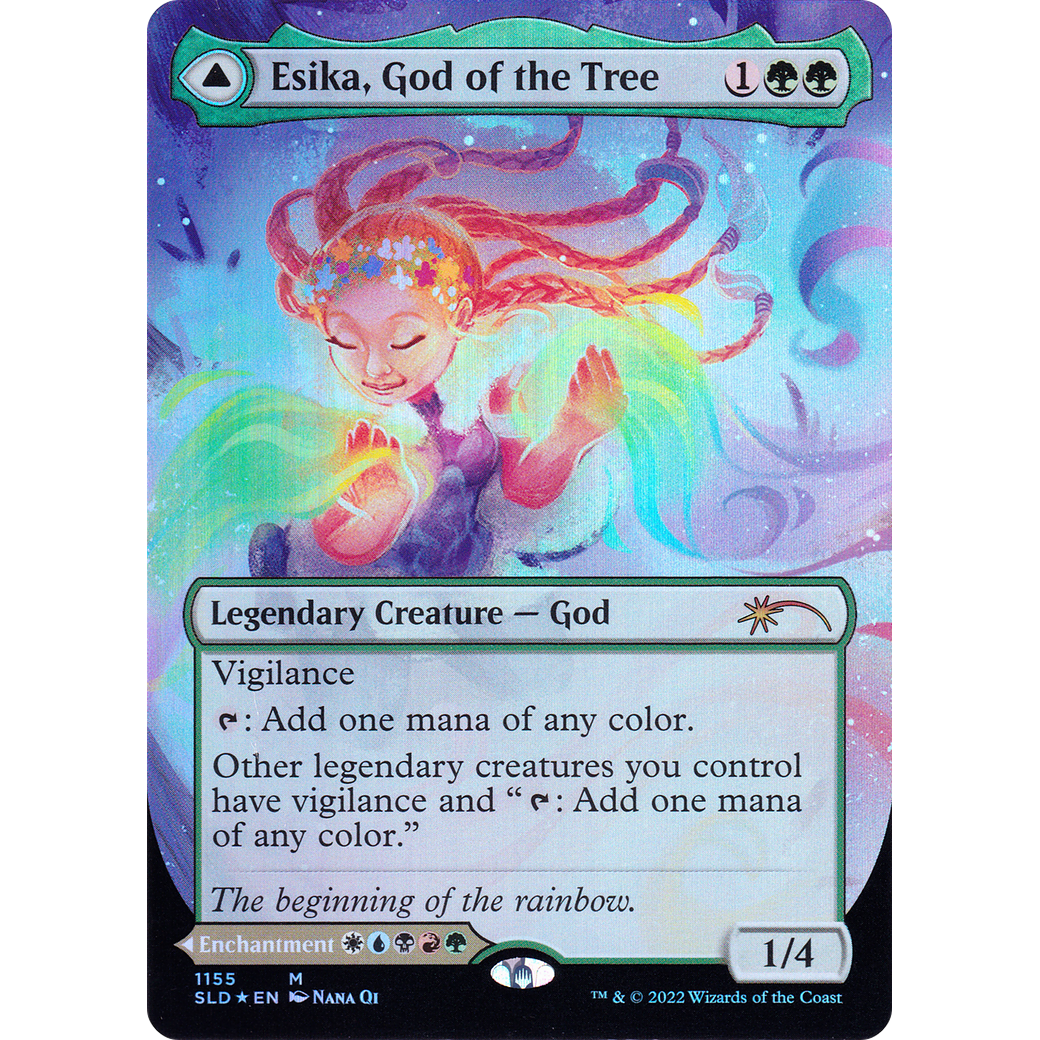 Esika, God of the Tree (SLD-1155) - Secret Lair Drop (Borderless) Foil
