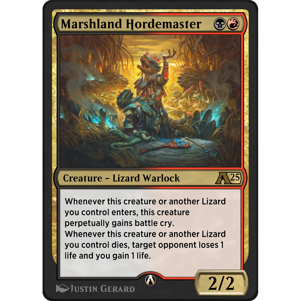Marshland Hordemaster (YBLB-027) - Alchemy: Bloomburrow