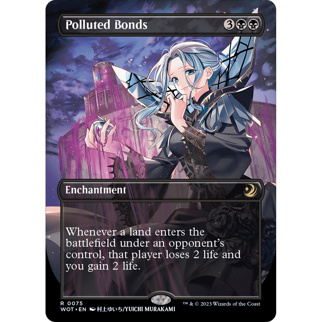 Polluted Bonds (WOT-075) - Wilds of Eldraine: Enchanting Tales (Borderless)