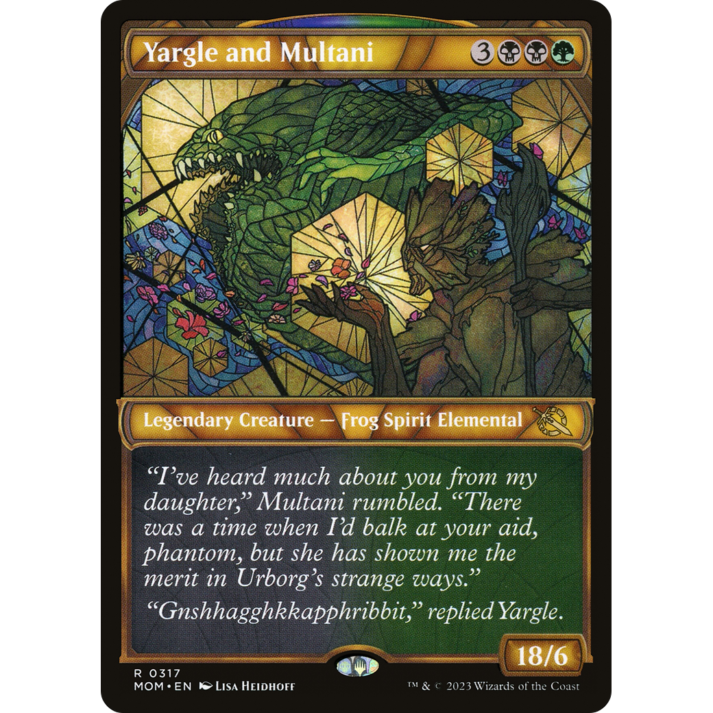 Yargle and Multani (MOM-317) - March of the Machine: (Showcase)