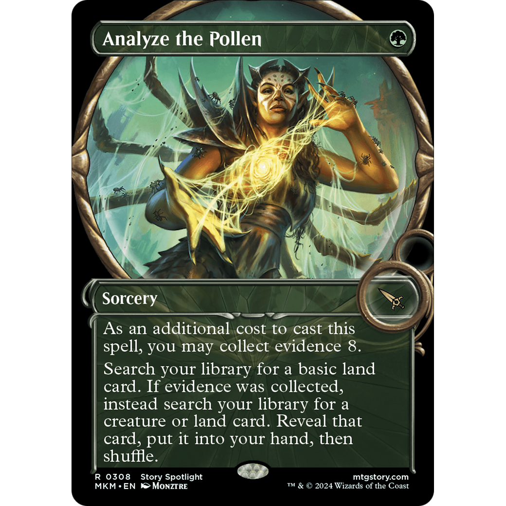 Analyze the Pollen (MKM-308) - Murders at Karlov Manor: (Showcase) Foil