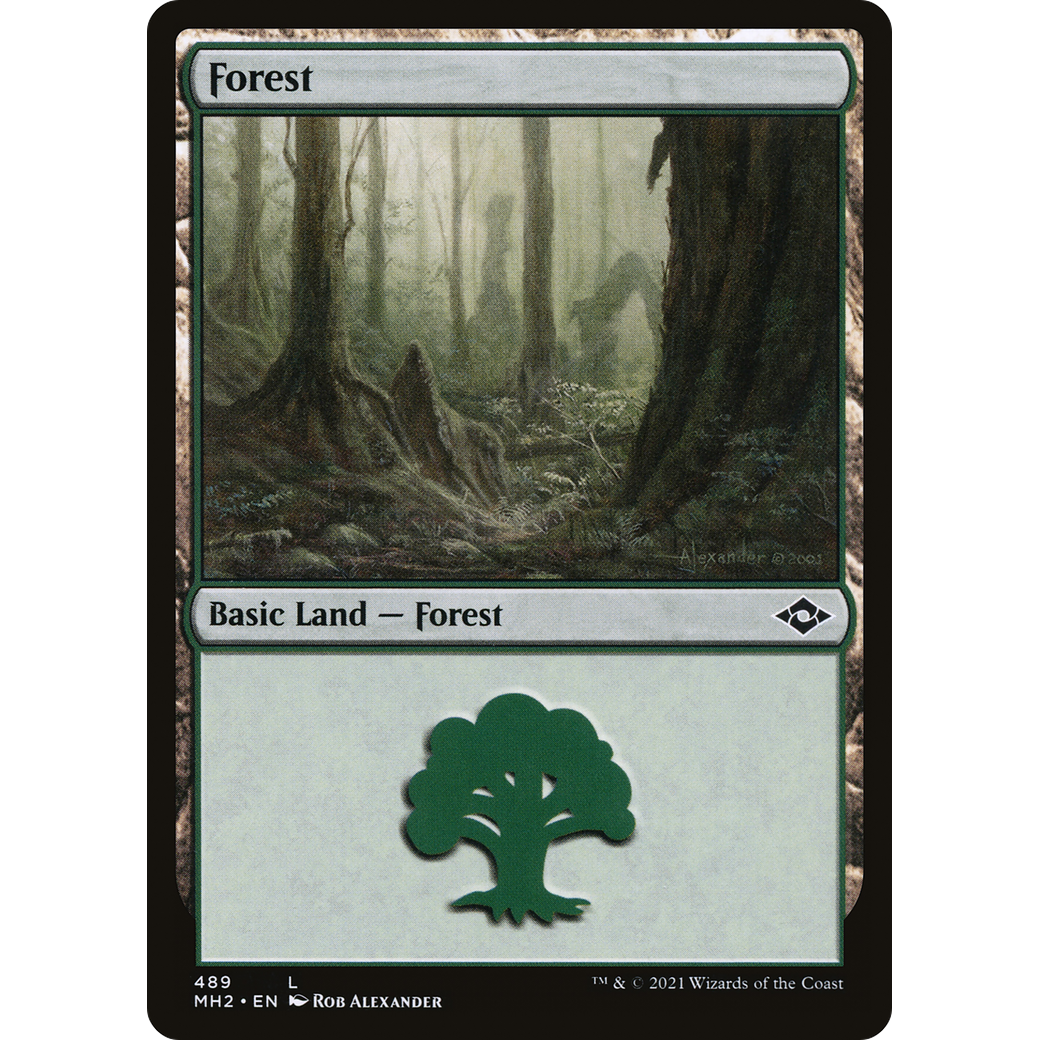 Forest (489) (MH2-489) - Modern Horizons 2 Foil