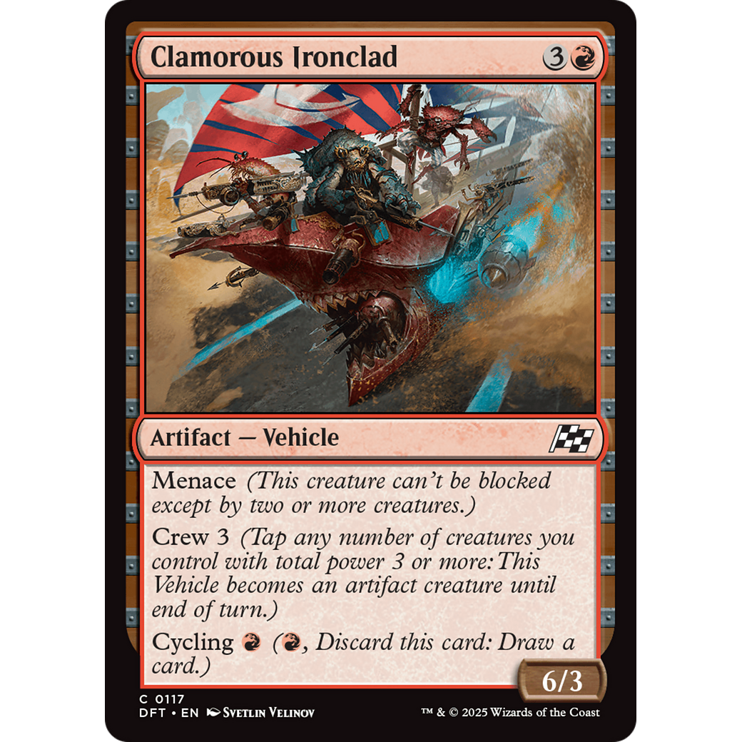 Clamorous Ironclad (DFT-117) - Aetherdrift Foil