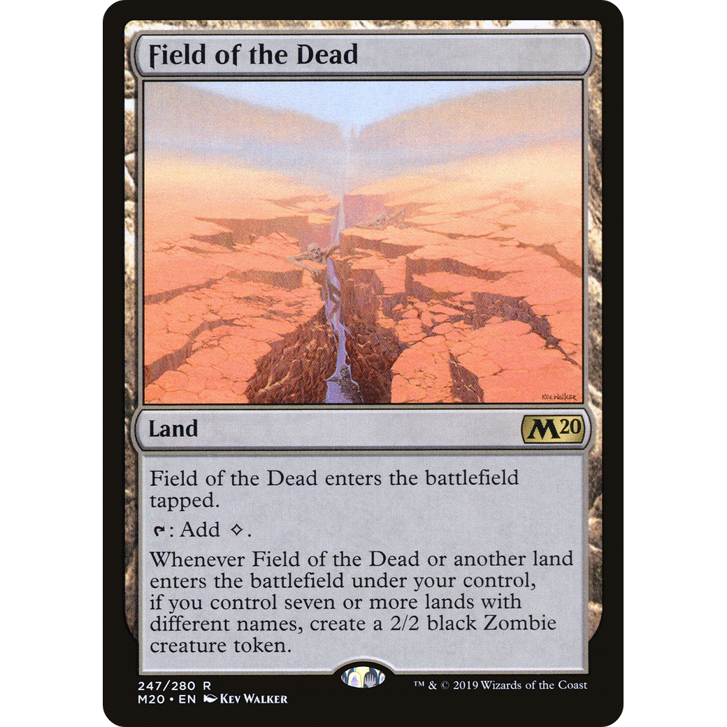Field of the Dead (M20-247) - Core Set 2020 Foil
