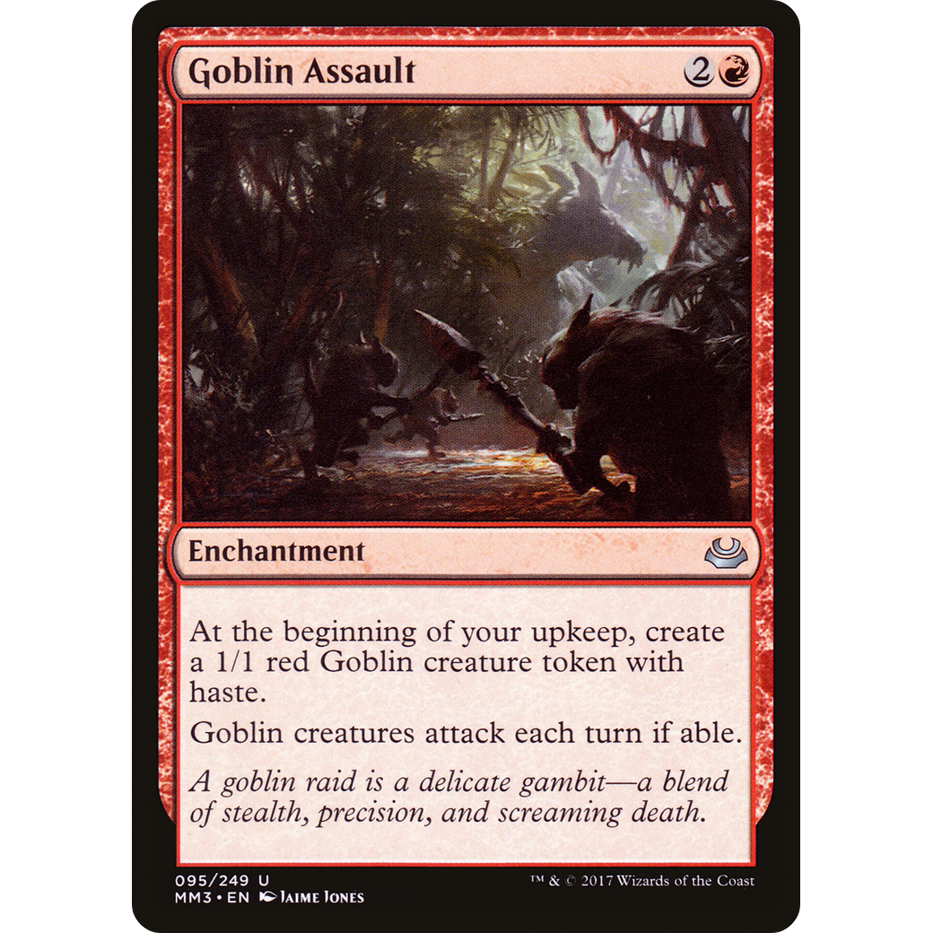 Goblin Assault (MM3-095) - Modern Masters 2017