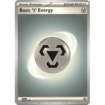 Basic Metal Energy 8 - SV01 Scarlet & Violet Base Set Reverse Holofoil